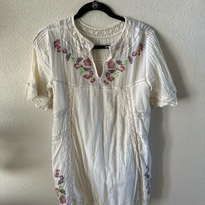 Free People Embroidered Dress